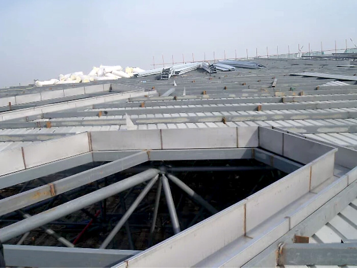 赤壁安吉县体育馆网架