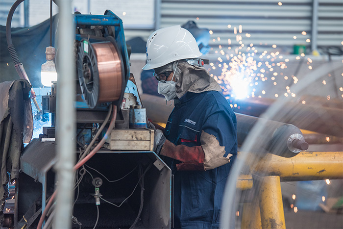 赤壁网架焊接车间